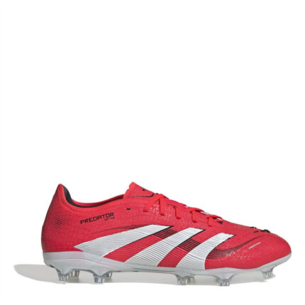 adidas Predator Firm Ground Football Boots – Red/White