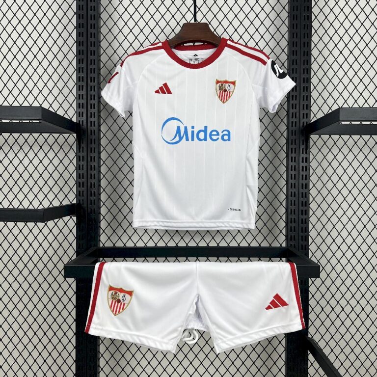 Kids Sevilla FC 2025/26 Home Kit