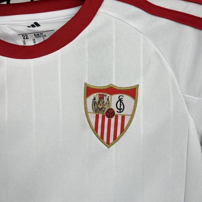 Kids Sevilla FC 2025/26 Home Kit 9
