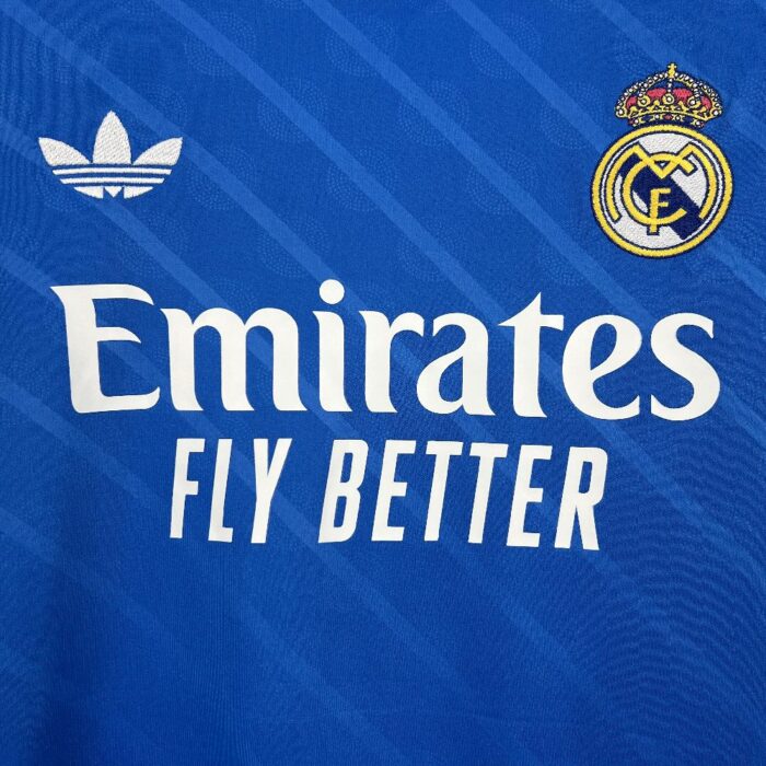Mens Real Madrid 2025/26 Third Long Sleeve Jersey 5