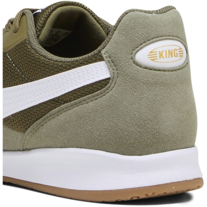 Puma Top Indoor Football Boots – Olive/White – view 5