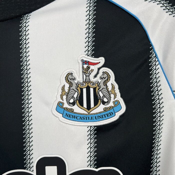 Mens Newcastle United 2025/26 Home Long Sleeve Jersey 6