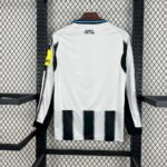 Mens Newcastle United 2025/26 Home Long Sleeve Jersey 1