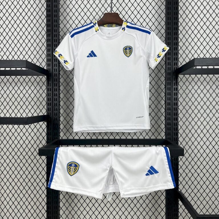 Kids Leeds United F.C. 2025/26 Home Kit