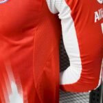 Mens Bayern Munich 2025/26 Home Long Sleeve Jersey Player Version 5