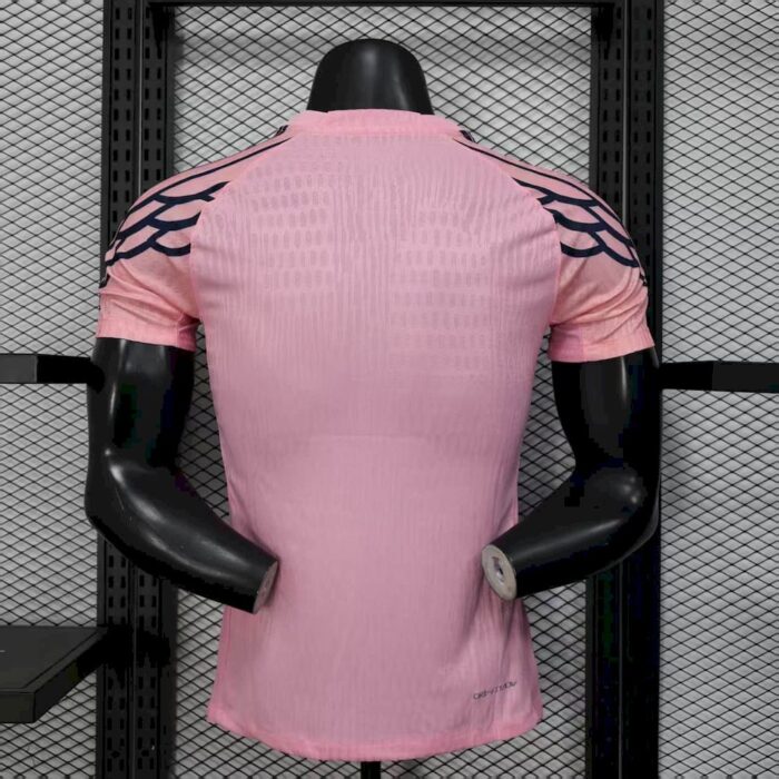 Mens Paris Saint-Germain 2025/26 Pink Jersey Player Version 1