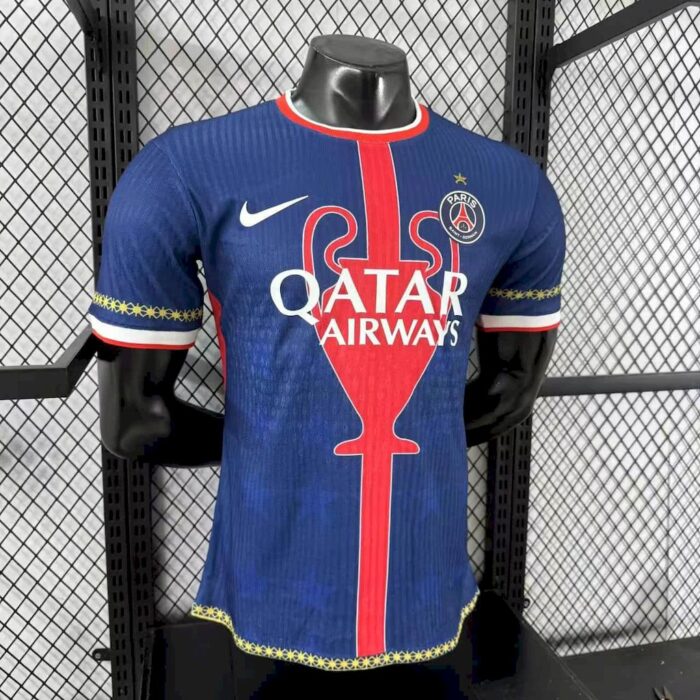 Mens Paris Saint-Germain 2025/26 Champions Jersey Player Version 5