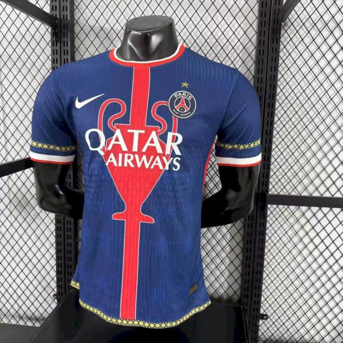 Mens Paris Saint-Germain 2025/26 Champions Jersey Player Version 4