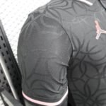 Mens Paris Saint-Germain 2025/26 Black Polo Jersey Player Version 5