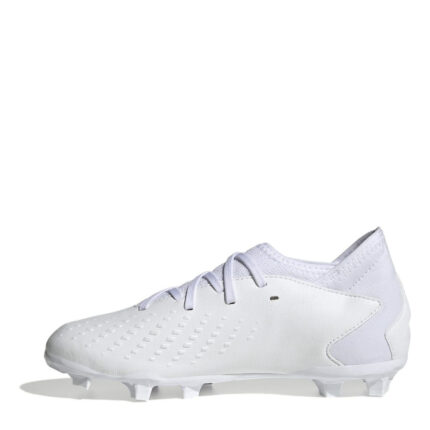 adidas Predator Accuracy.3 Junior Firm Ground Football Boots – White/White – view 2