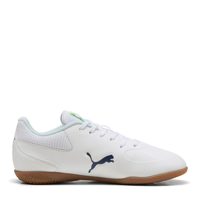 Puma Junior Indoor Football Boots – Wht-q-FzzyLght – view 4