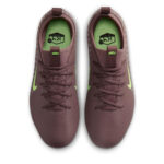 Nike Zoom Mercurial Vapor 16 Junior Firm Ground Football Boots – Plum/Silver – view 6