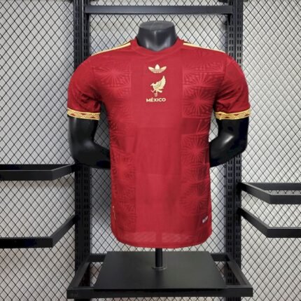 Mens Mexico 2025/26 Red Jersey Player Version