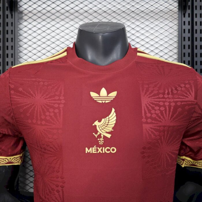 Mens Mexico 2025/26 Red Jersey Player Version 2
