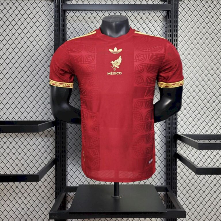 Mens Mexico 2025/26 Red Jersey Player Version