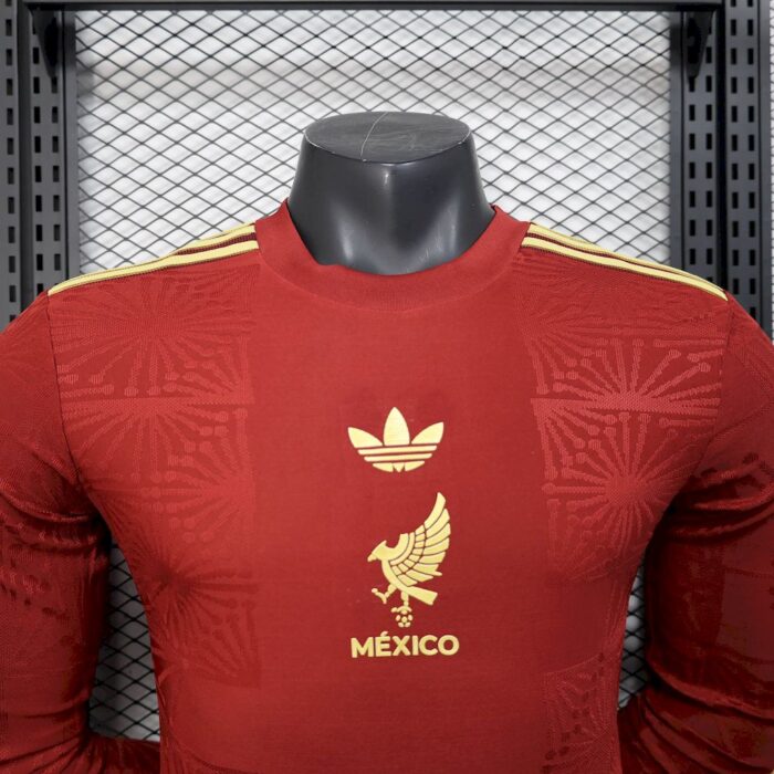 Mens Mexico 2025/26 Red Jersey Player Version 7