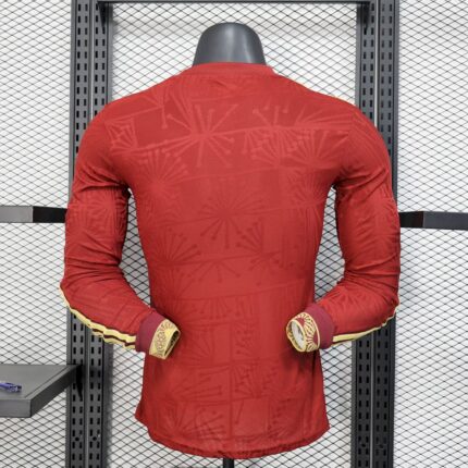 Mens Mexico 2025/26 Red Jersey Player Version 1