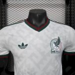 Mens Mexico 2025/26 White Jersey Player Version 2