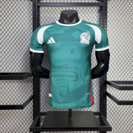 Mens Mexico 2025/26 Green Jersey Player Version
