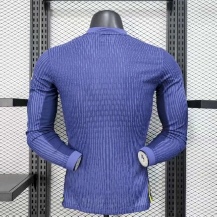 Mens Atletico Madrid 2025/26 Away Long Sleeve Jersey Player Version 1