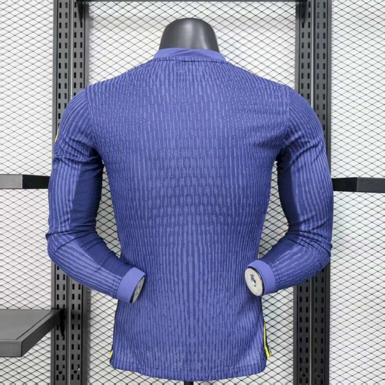 Mens Atletico Madrid 2025/26 Away Long Sleeve Jersey Player Version 1