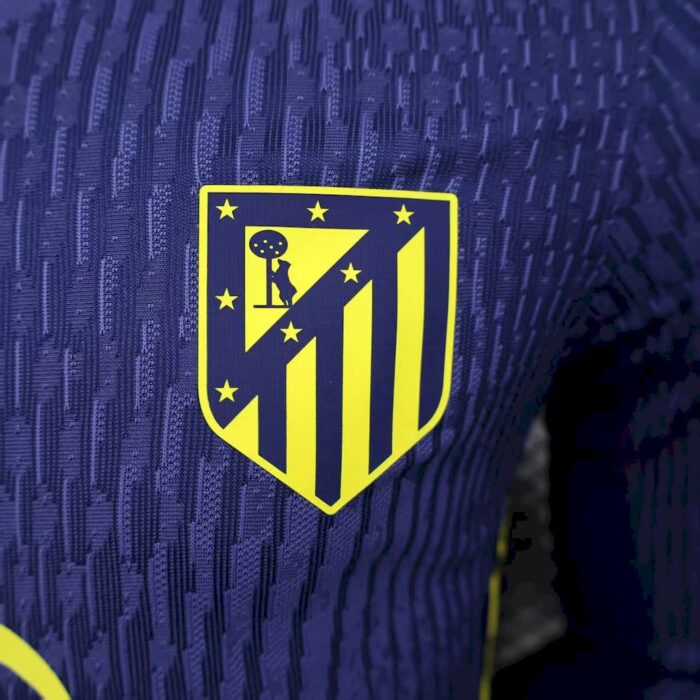 Mens Atletico Madrid 2025/26 Away Long Sleeve Jersey Player Version 5
