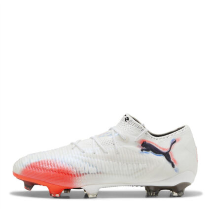 Puma 8 Firm Ground Football Boots – Puma White – view 2