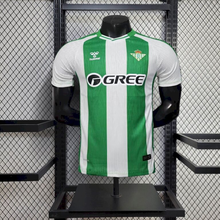 Mens Real Betis 2025/26 Home Jersey Player Version
