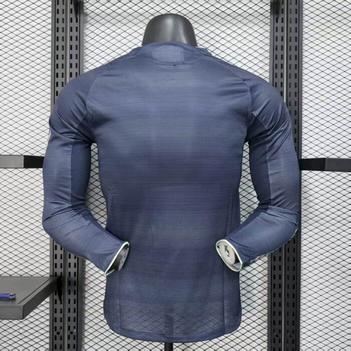 Mens Real Madrid 2025/26 Away Long Sleeve Jersey Player Version 1
