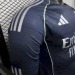 Mens Real Madrid 2025/26 Away Long Sleeve Jersey Player Version 7