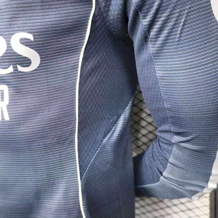 Mens Real Madrid 2025/26 Away Long Sleeve Jersey Player Version 6