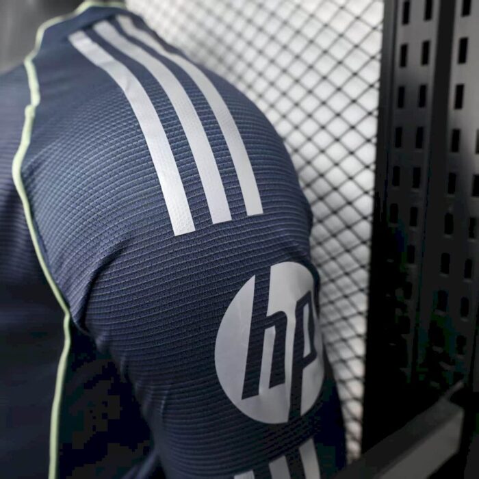 Mens Real Madrid 2025/26 Away Long Sleeve Jersey Player Version 5