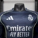 Mens Real Madrid 2025/26 Away Long Sleeve Jersey Player Version 2