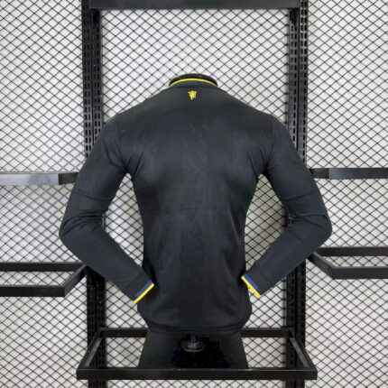Mens Manchester United 2025/26 Third Long Sleeve Jersey Player Version 1