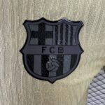 Mens Barcelona 2025/26 Away Long Sleeve Jersey Player Version 3