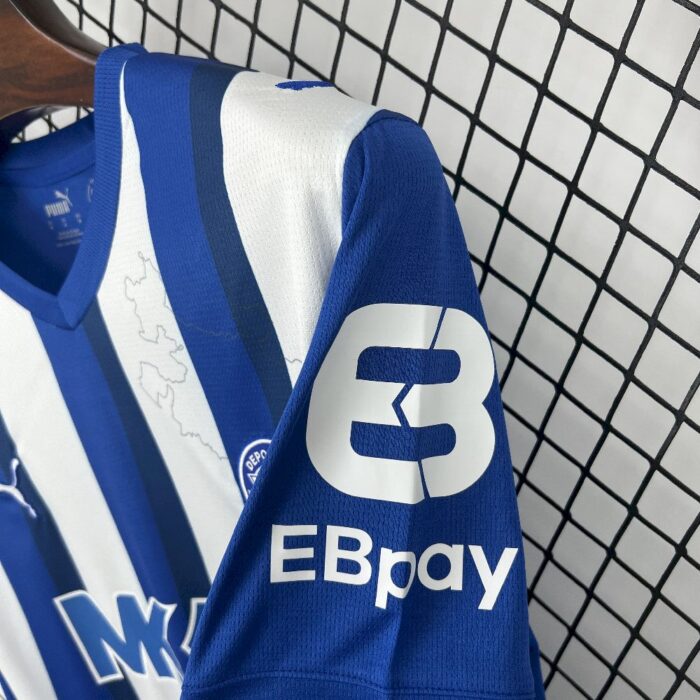 Mens Deportivo Alaves 2025/26 Home Jersey 4