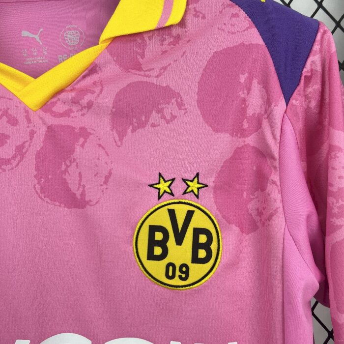 Mens Borussia Dortmund 2025/26 Pink Jersey 7