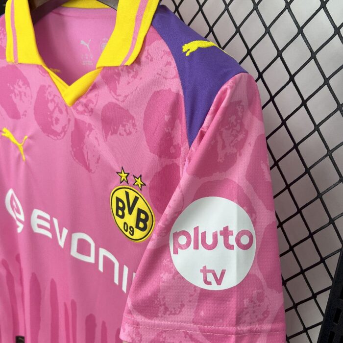 Mens Borussia Dortmund 2025/26 Pink Jersey 3