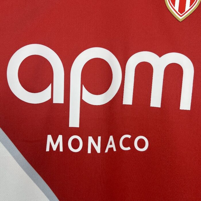 Mens AS Monaco 2025/26 Home Jersey 6