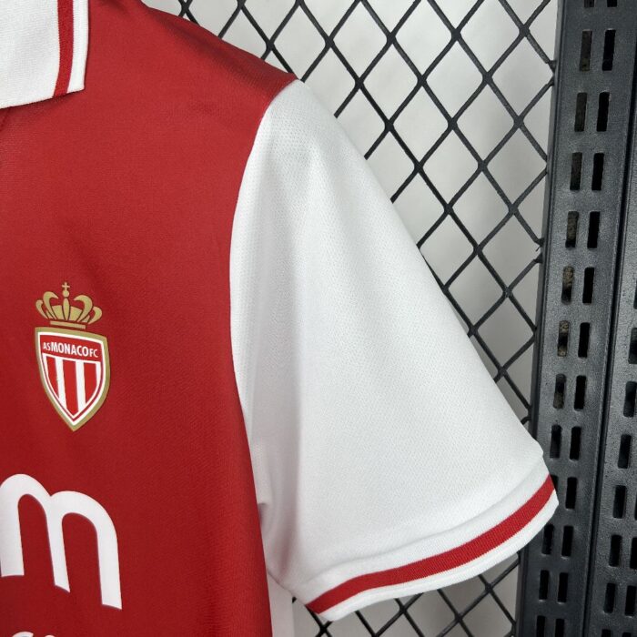 Mens AS Monaco 2025/26 Home Jersey 5