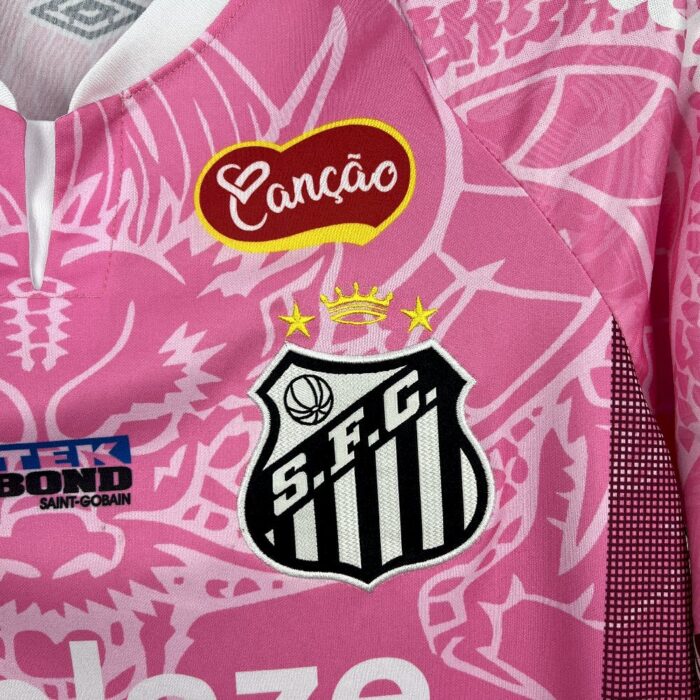 Mens Santos 2025/26 Pink Dragon Jersey 8