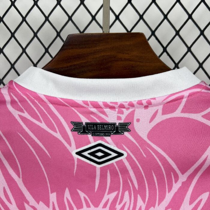 Mens Santos 2025/26 Pink Dragon Jersey 3