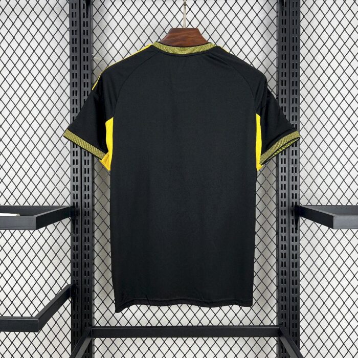 Mens Real Madrid 2025/26 Black and yellow Jersey 1