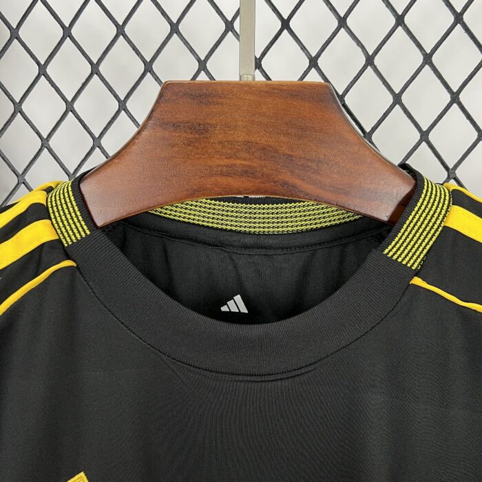 Mens Real Madrid 2025/26 Black and yellow Jersey 7