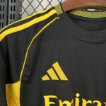 Mens Real Madrid 2025/26 Black and yellow Jersey 6