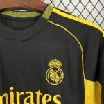Mens Real Madrid 2025/26 Black and yellow Jersey 5