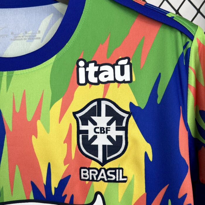 Mens Brazil 2025/26 Pre-Match Jersey 4