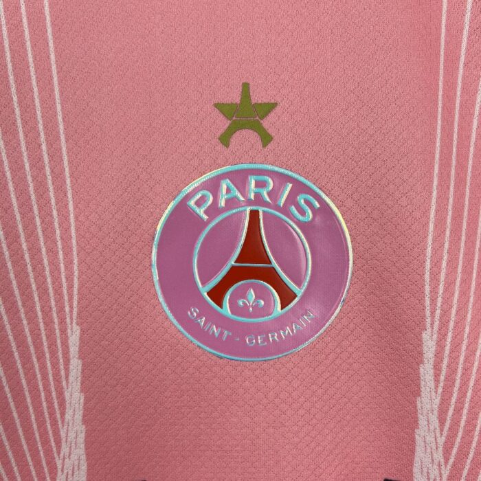 Mens Paris Saint-Germain 2025/26 pink Jersey 5