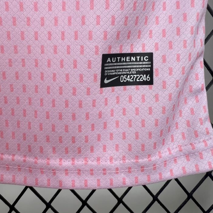 Mens Paris Saint-Germain 2025/26 pink Jersey 3
