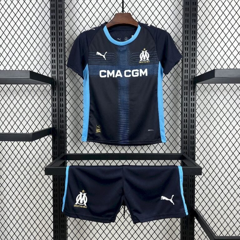 Kids Olympique Marseille 2025/26 Away Kit